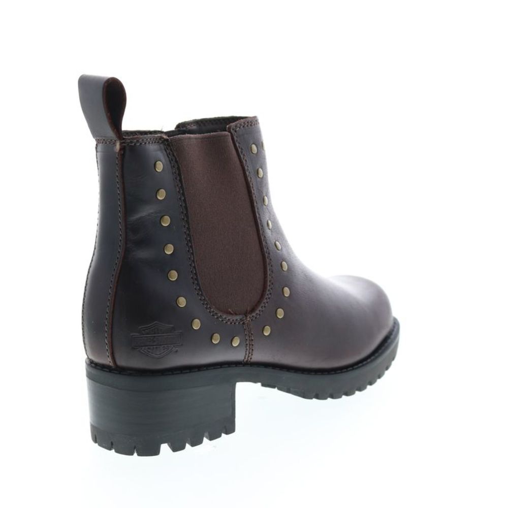 Harley-Davidson Womens Ashby Pull On Brown Boots (NWT) - Picture 7 of 7